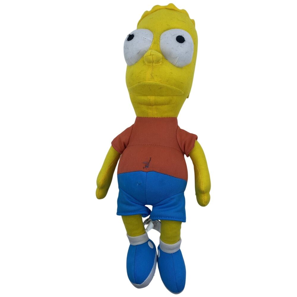 The Simpsons Bart Simpson 13" Plush Doll Toy Factory 2018 Soft Eyes Stuffed Toy